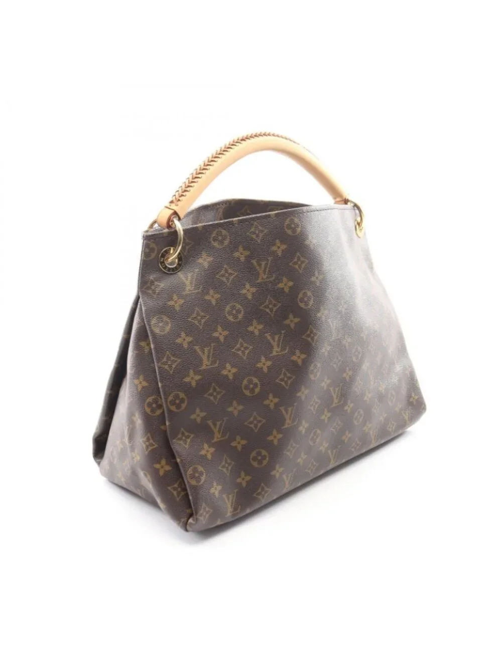 Louis Vuitton Shoulder Bag Artsy MM Canvas Leather
